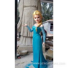 Outdoor Fiberglass Elsa Sculpture For Sale